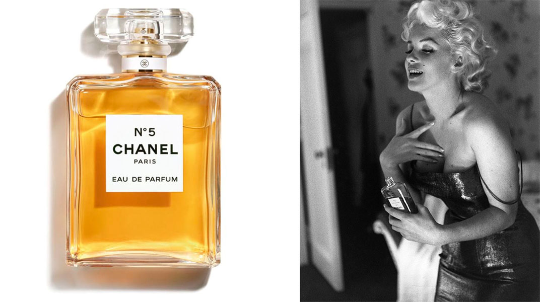 Chanel No 5 and Marilyn Monroe