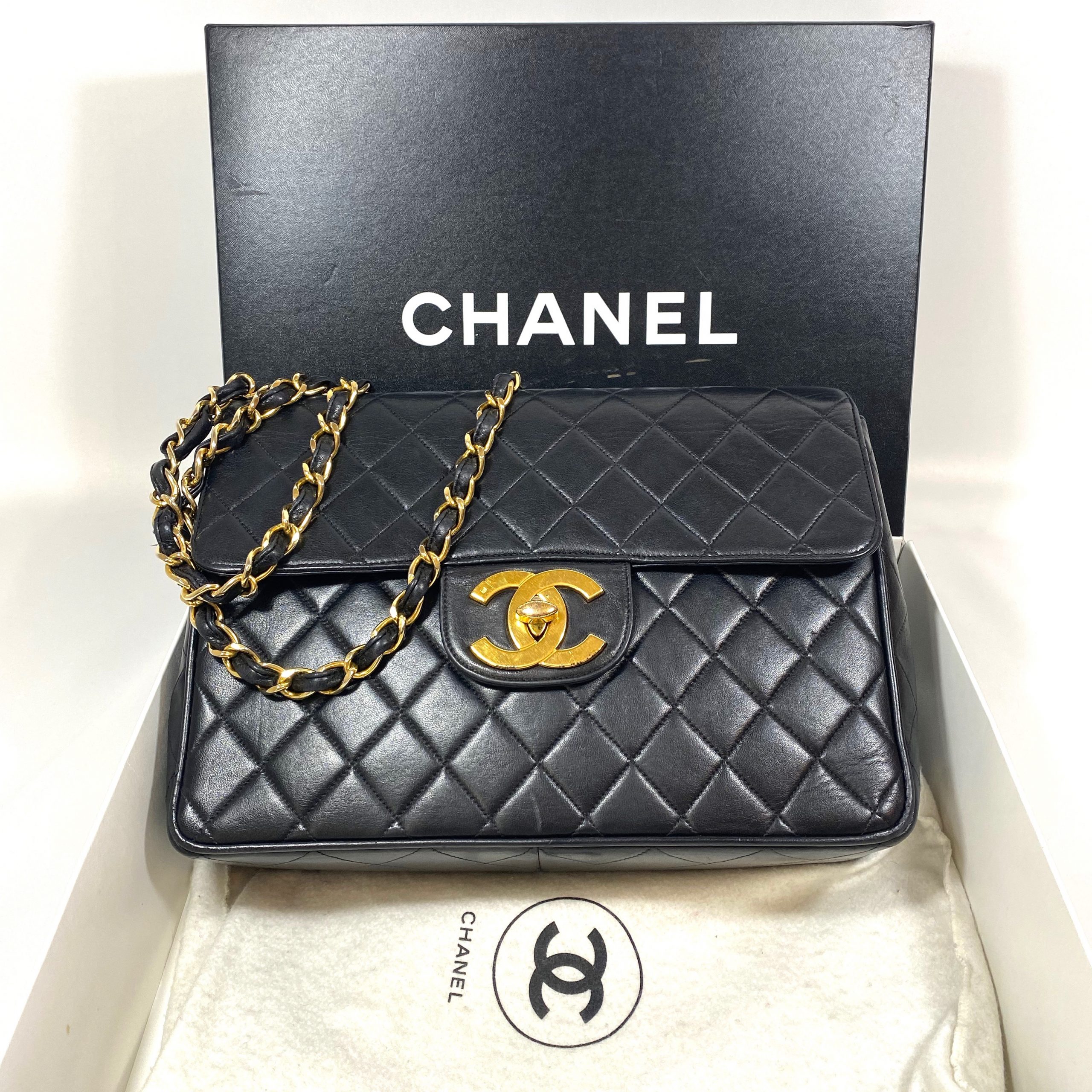 CHANEL TIMELESS BLACK TOTE QUILTED CAVIAR BAG  eBay