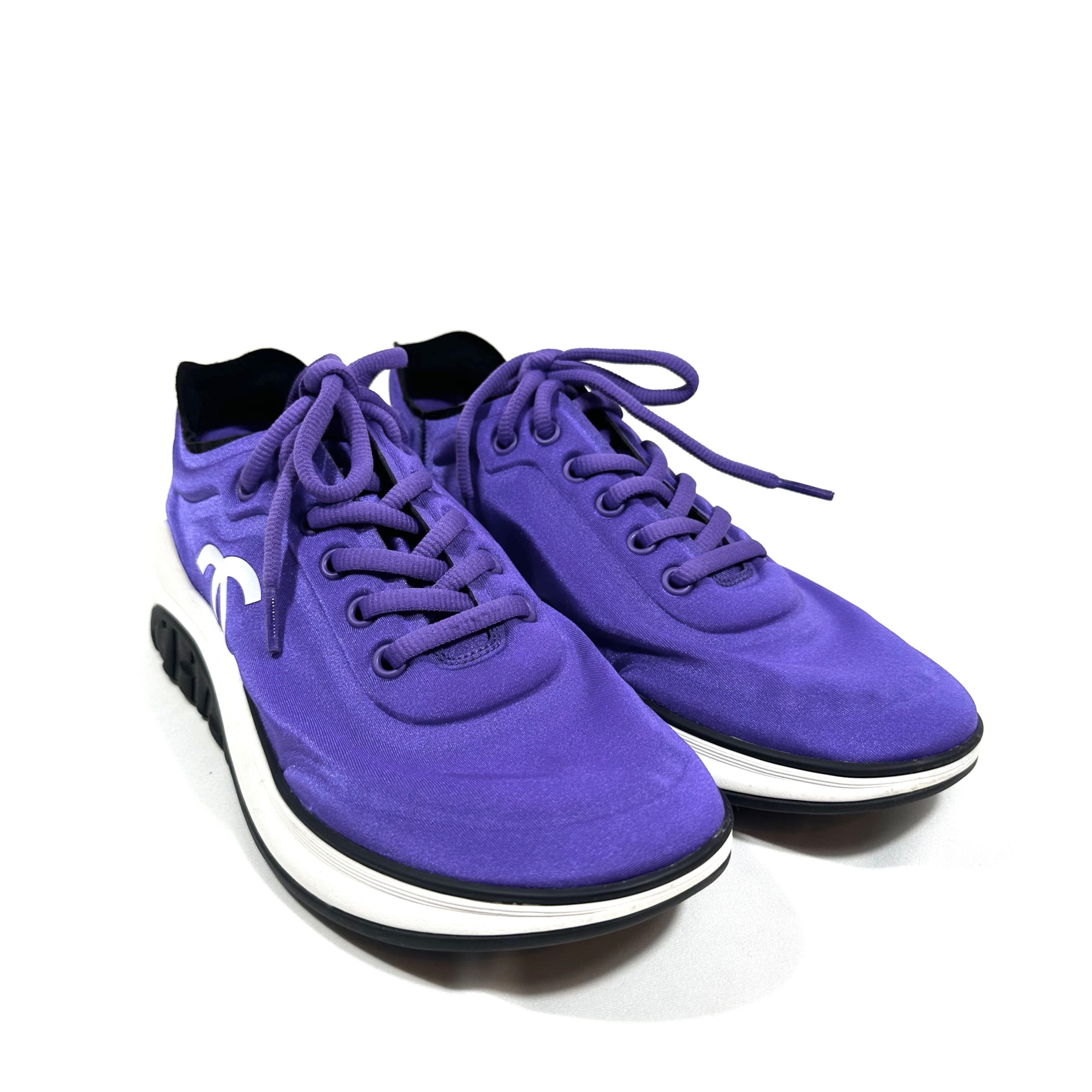 Chanel Sneakers Purple Lycra ref.678400 - Joli Closet