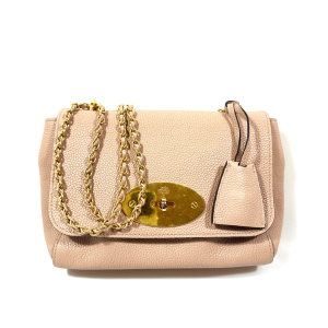 MULBERRY LILY SMALL SHOULDER BAG IN ROSEWATER GRAINED LEATHER