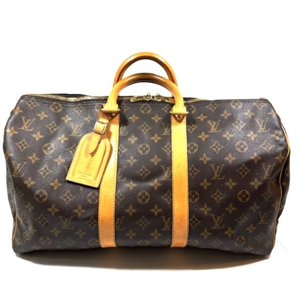 Louis vuitton keepall 45 weekend väska i monogram canvas