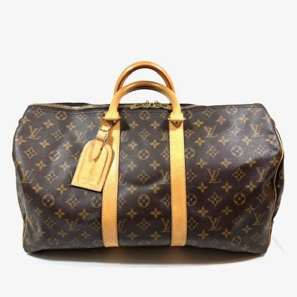 Louis vuitton keepall 45 weekend väska i monogram canvas - Bild 2