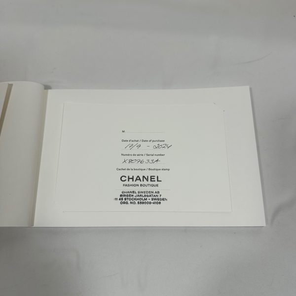 Chanel jumbo Double flap axelväska i kviltad svart lammläder - Bild 12