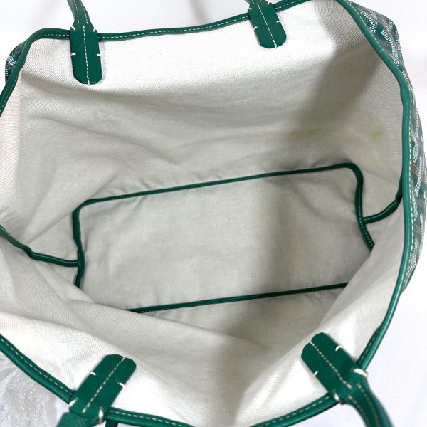 Goyard green goyardine saint louis PM tote bag - Image 8