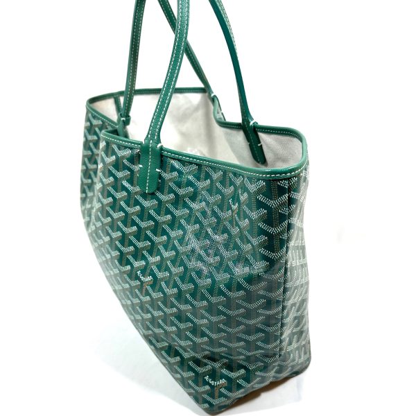 Goyard green goyardine saint louis PM tote bag - Image 6