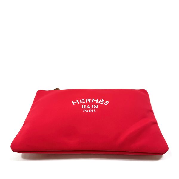 Hermès red neobain medium case pouch - Image 6