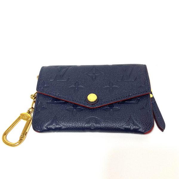 Louis vuitton blue monogram empreinte key pouch / card holder - Image 2