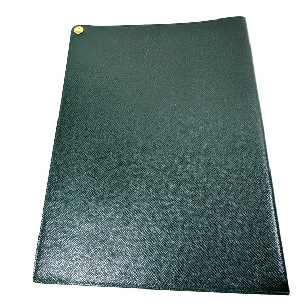 Louis vuitton brown desk tray & green document folder (2 pcs) - Image 5