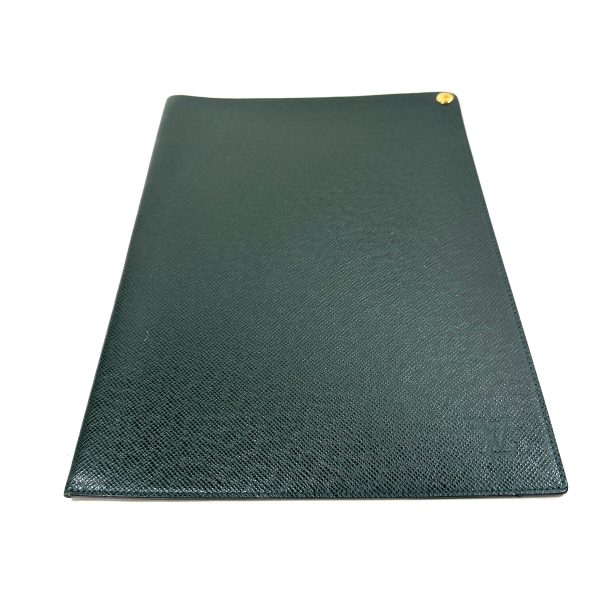 Louis vuitton brown desk tray & green document folder (2 pcs) - Image 6