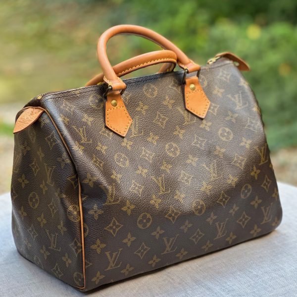 Louis Vuitton Speedy Boston  Väska  i Monogram Canvas - Bild 8