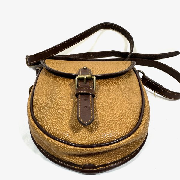 Mulberry sadelformad crossbody väska,  senapsbrunt läder - Bild 8