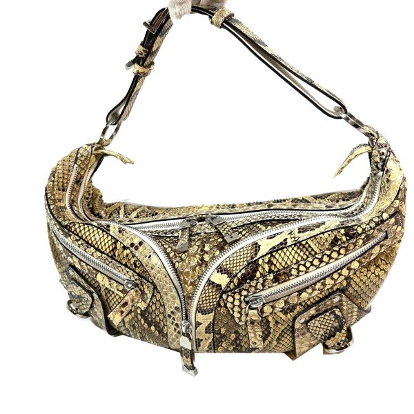 Versace snakeskin hobo/boat shaped shoulder bag - Image 3