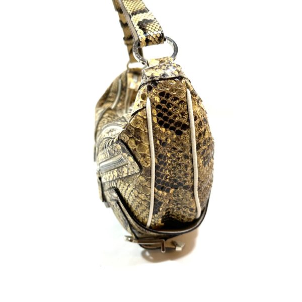 Versace snakeskin hobo/boat shaped shoulder bag - Image 6