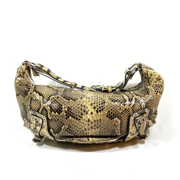 Versace snakeskin hobo/boat shaped shoulder bag - Image 5