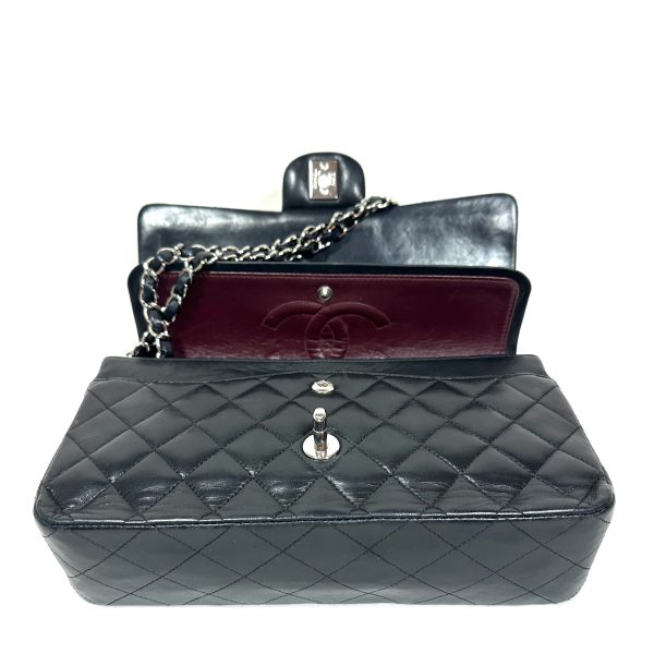 Chanel Timeless Double Flap Medium Black Quilted Leather Shoulder Bag - Image 9