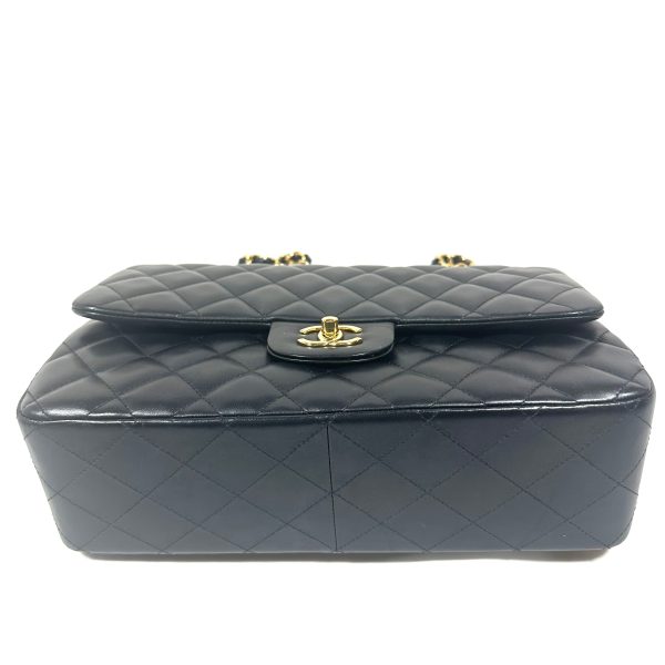 Chanel Jumbo Double Flap Black Nappa Leather Quilted Shoulderbag - Image 8