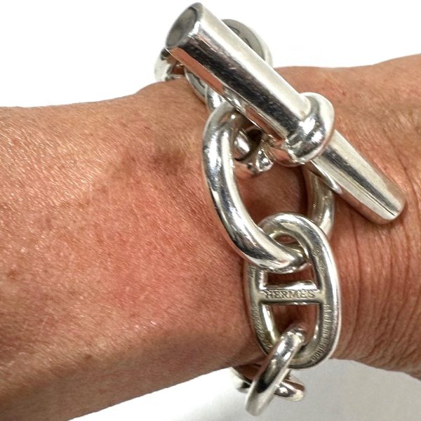 Hermès Chaîne d'Ancre / Anchor Chain Small Sterling Silver Bracelet - Image 5