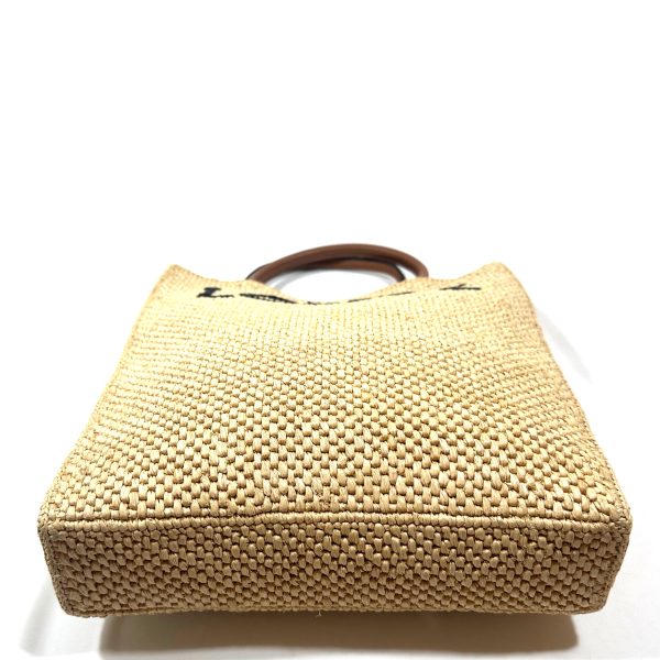 Loewe Small Raffia Rectangular Standard A4 Tote Bag - Image 7