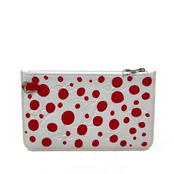 Louis Vuitton Neverfull Pochette Monogram Från Yayoi Kusama Infinity Dot Samarbete 2023 - Bild 3