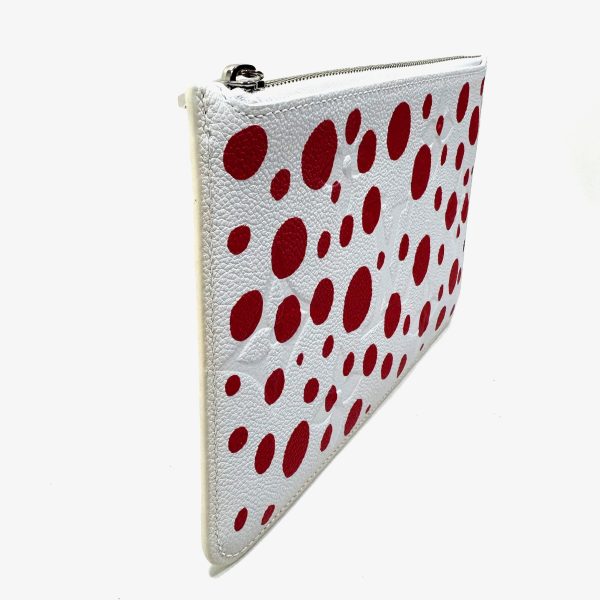 Louis Vuitton Neverfull Pochette Monogram Från Yayoi Kusama Infinity Dot Samarbete 2023 - Bild 4