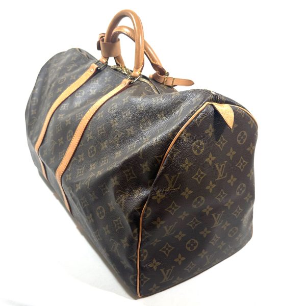 Louis Vuitton Keepall 55 Travel Bag in Monogram Canvas - Image 5