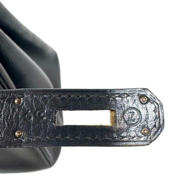 Hermès Vintage Birkin 35 i Svart Courchevel Läder - Bild 8