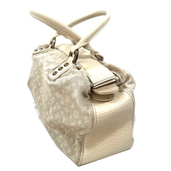 Louis Vuitton Trapeze GM Väska i Benvit/Beige Monogram Mini Lin Canvas - Bild 3