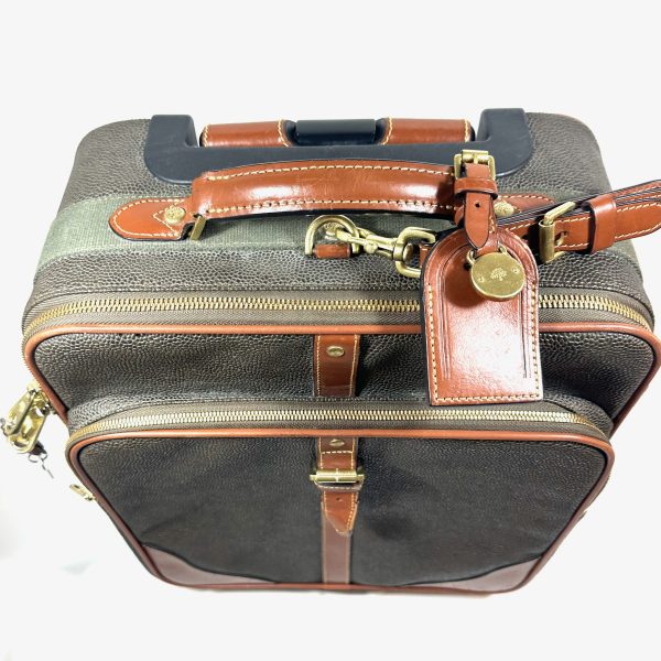 Mulberry Small Roll-on Travel Bag, Brown Grained Leather - Image 3