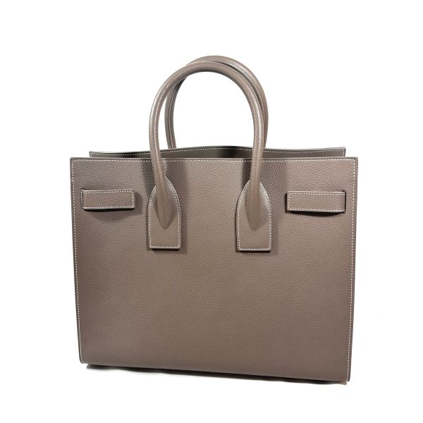 Saint Laurent Sac de Jour in Taupe Grained Leather - Image 5