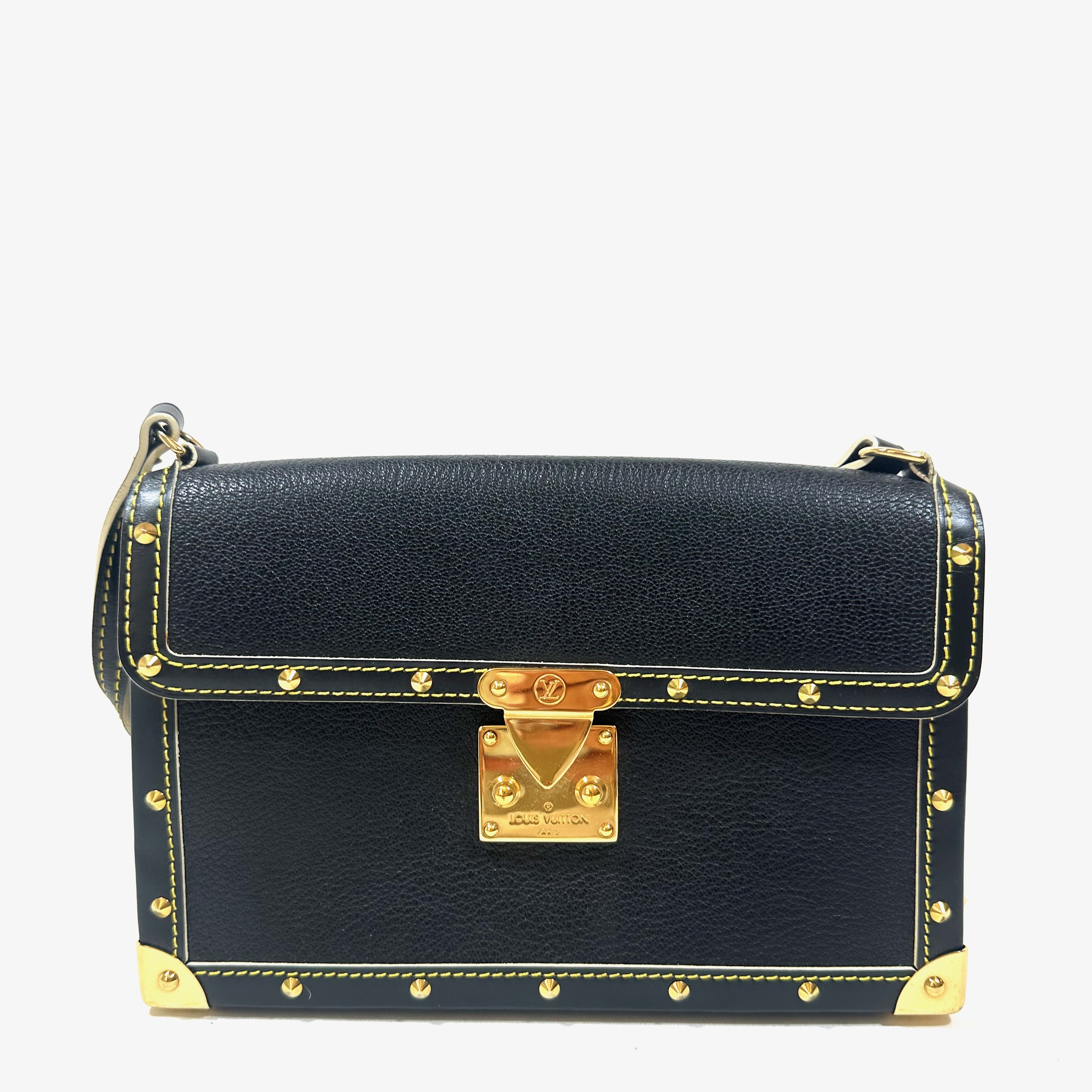Louis Vuitton Small Le Talentueux Axelväska i Svart Suhali Läder